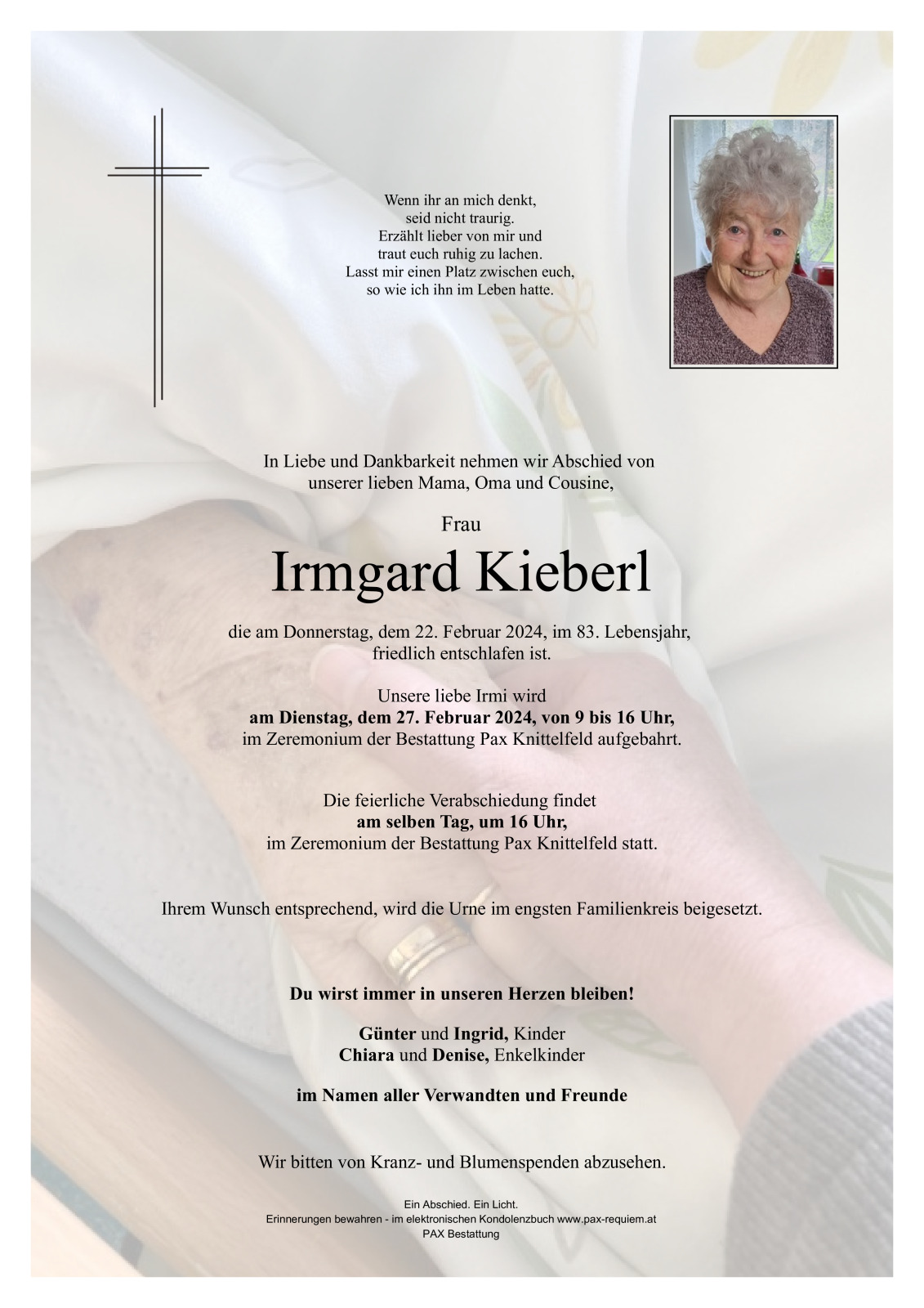 Parte Irmgard Kieberl