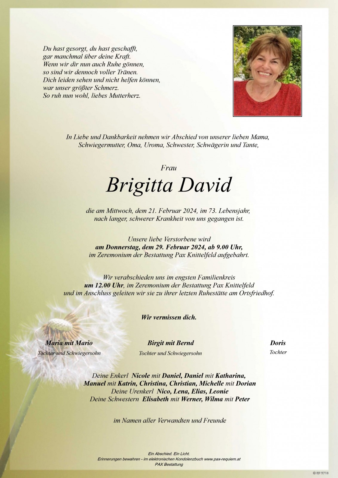 Parte Brigitta David