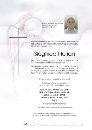 Siegfried Florian