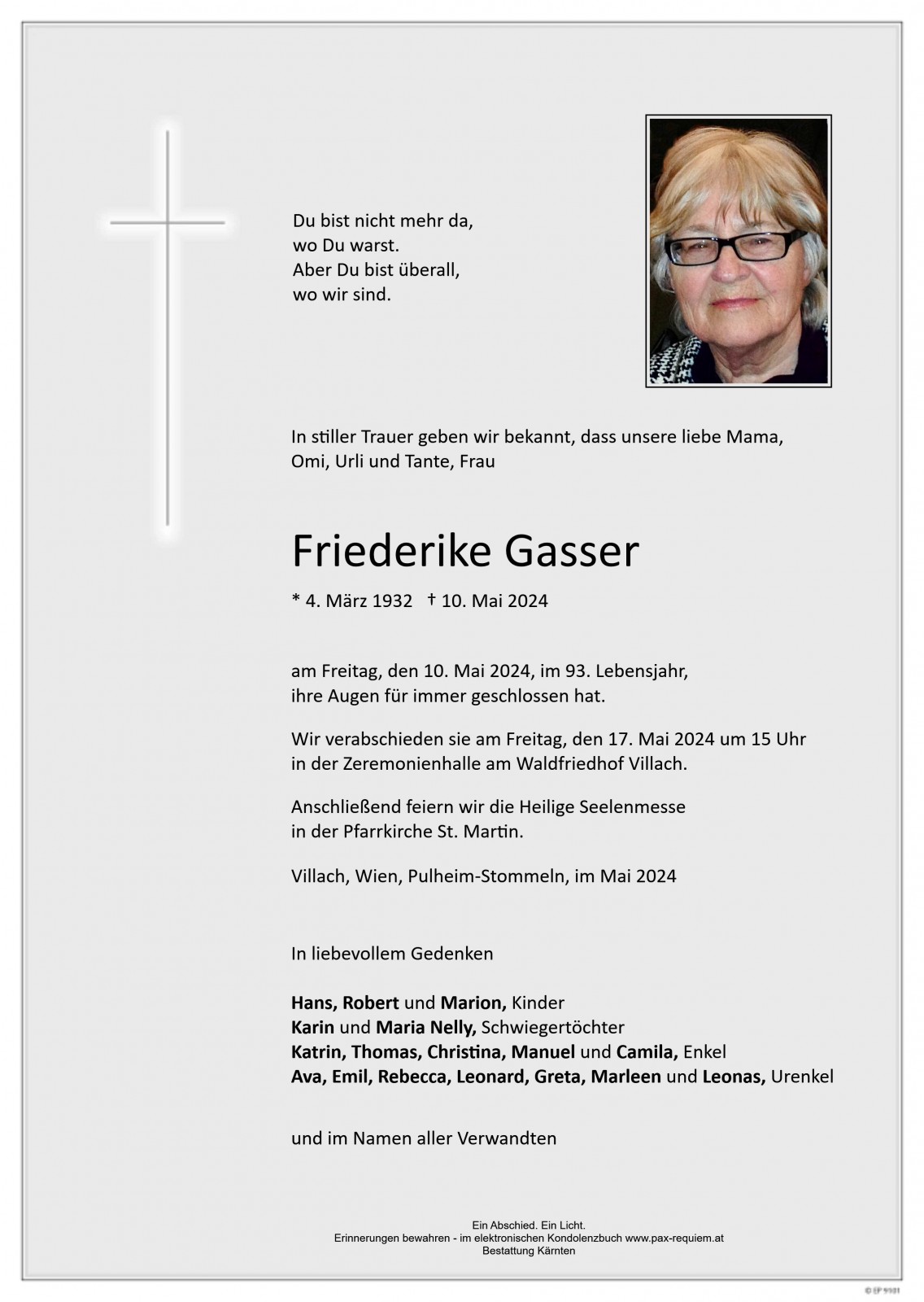 Parte Friederike Gasser