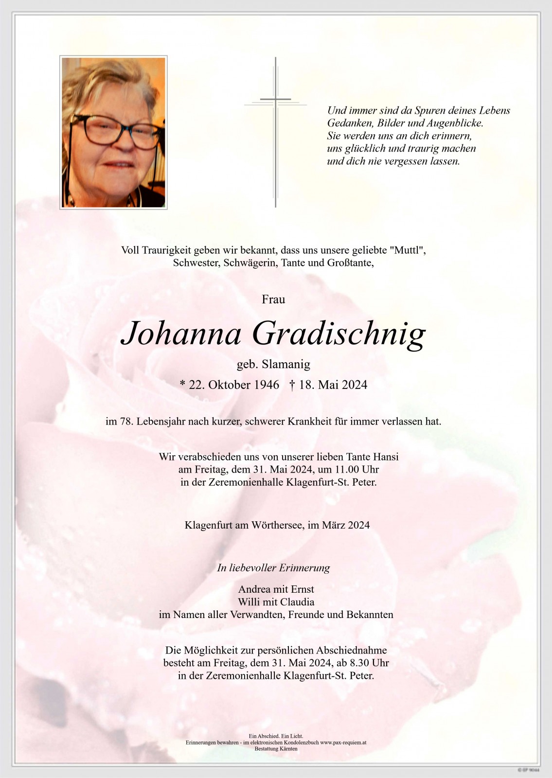 Parte Johanna Gradischnig
