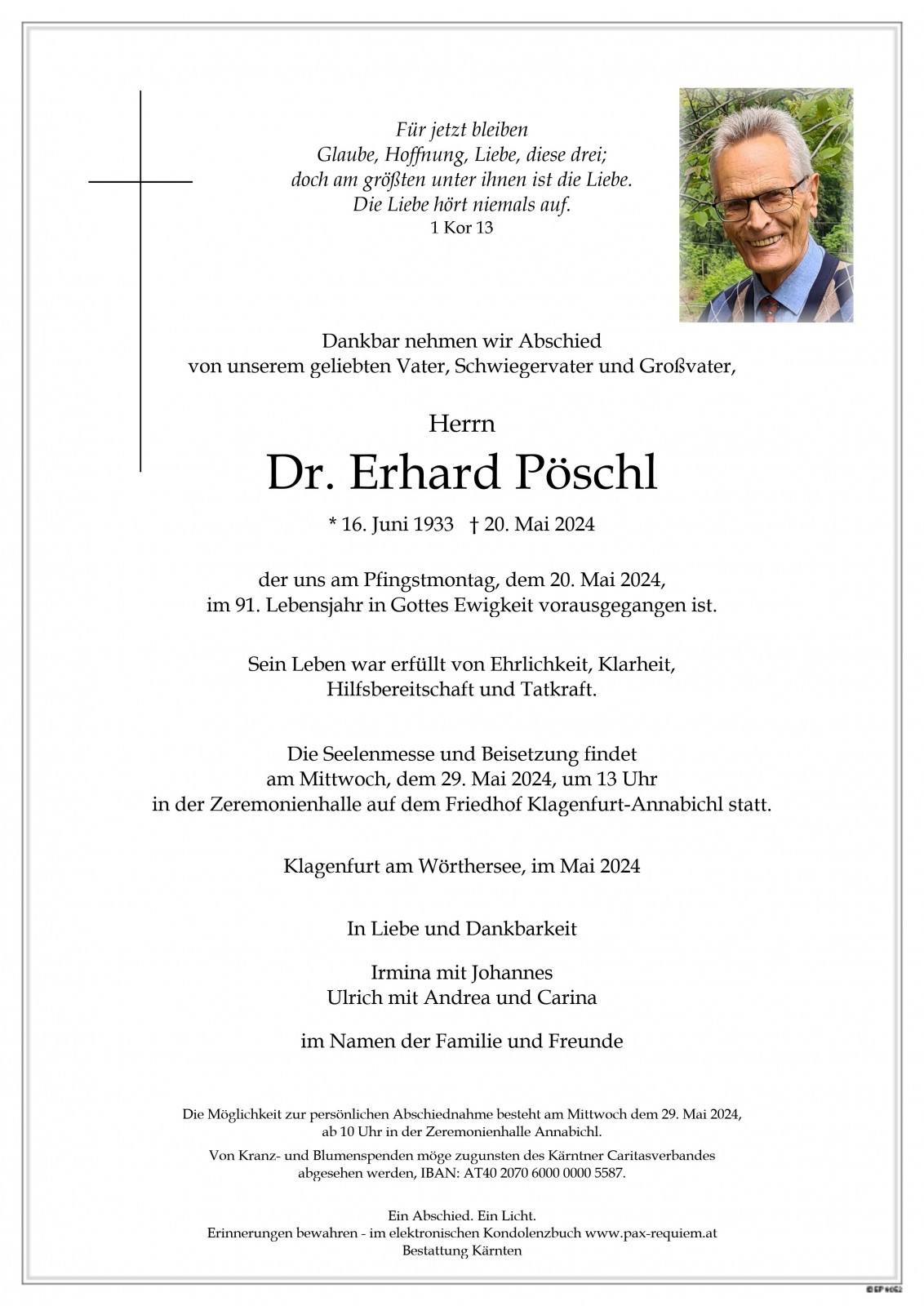 Parte Dr. Erhard Pöschl