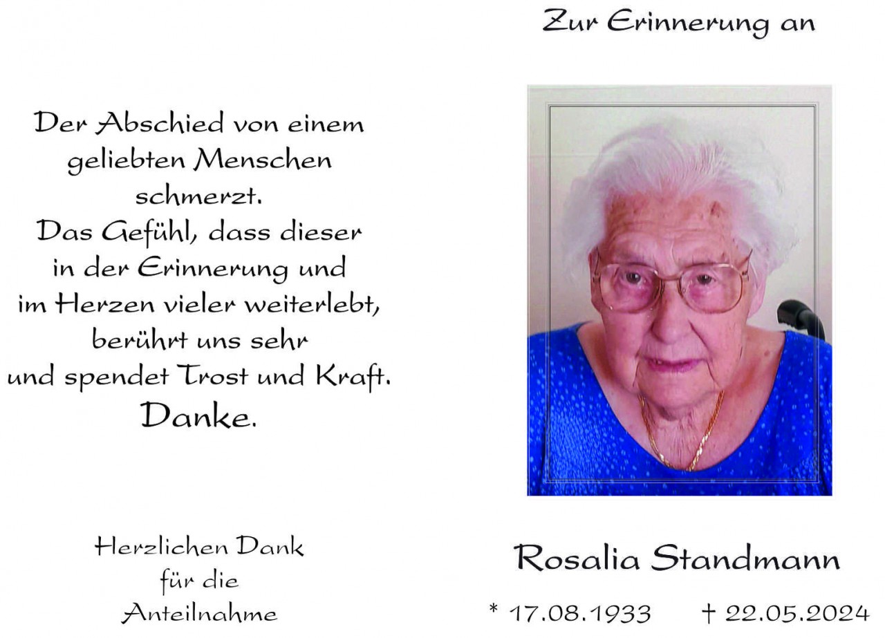 Parte Rosalia Standmann