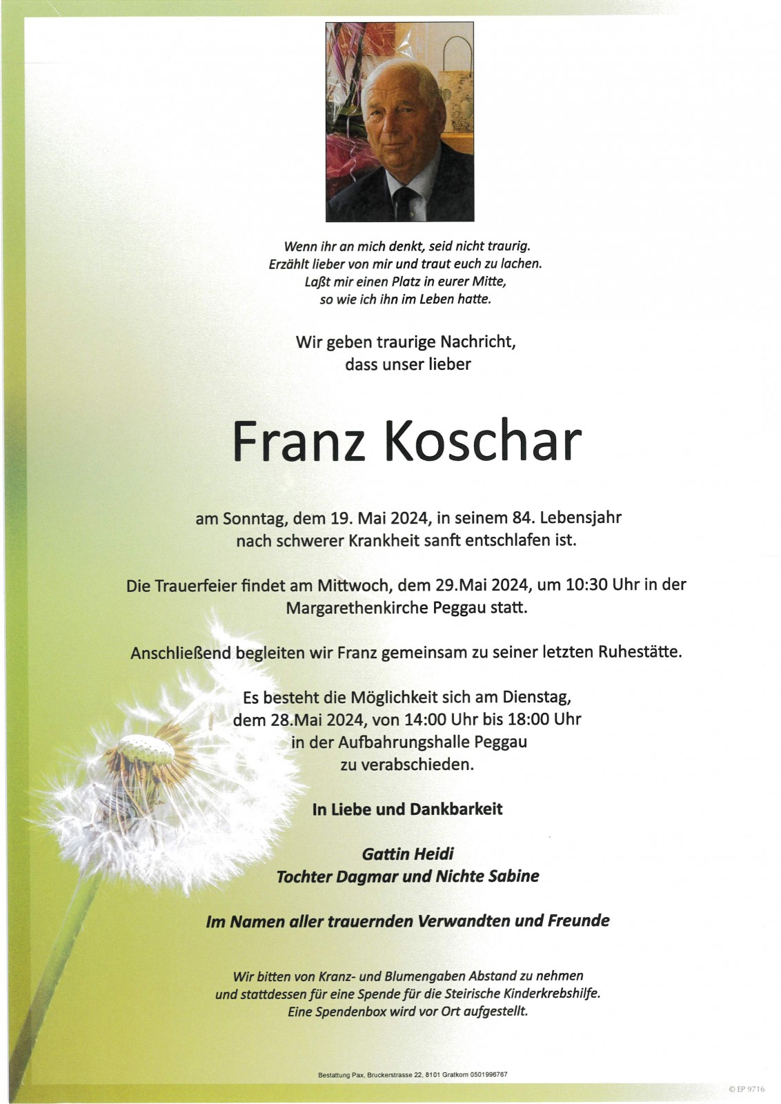 Parte Franz Koschar