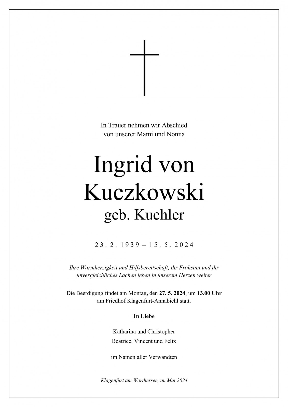Parte Ingrid von Kuczkowski