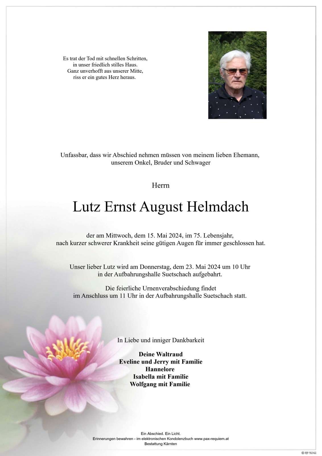 Parte Lutz Ernst August Helmdach