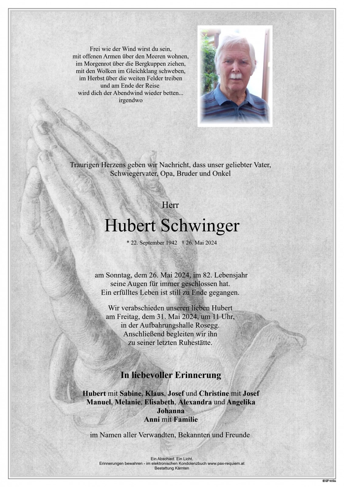 Parte Hubert Schwinger