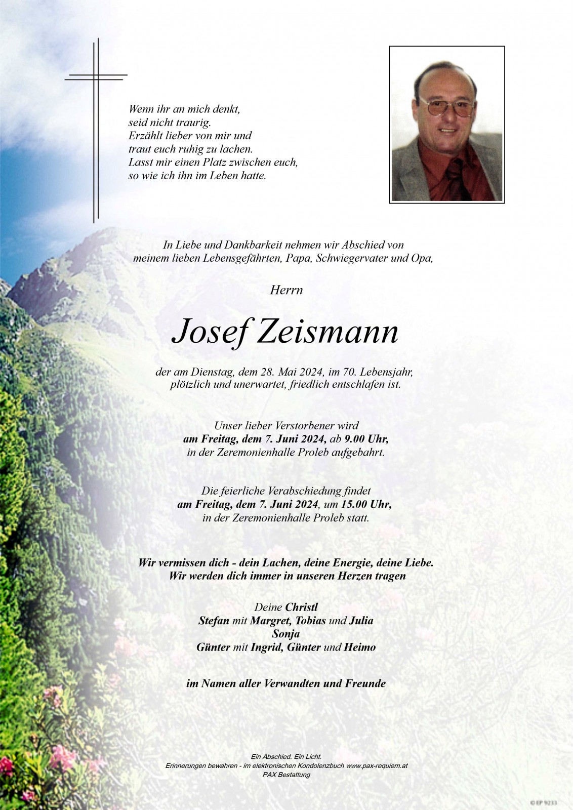 Parte Josef Zeismann