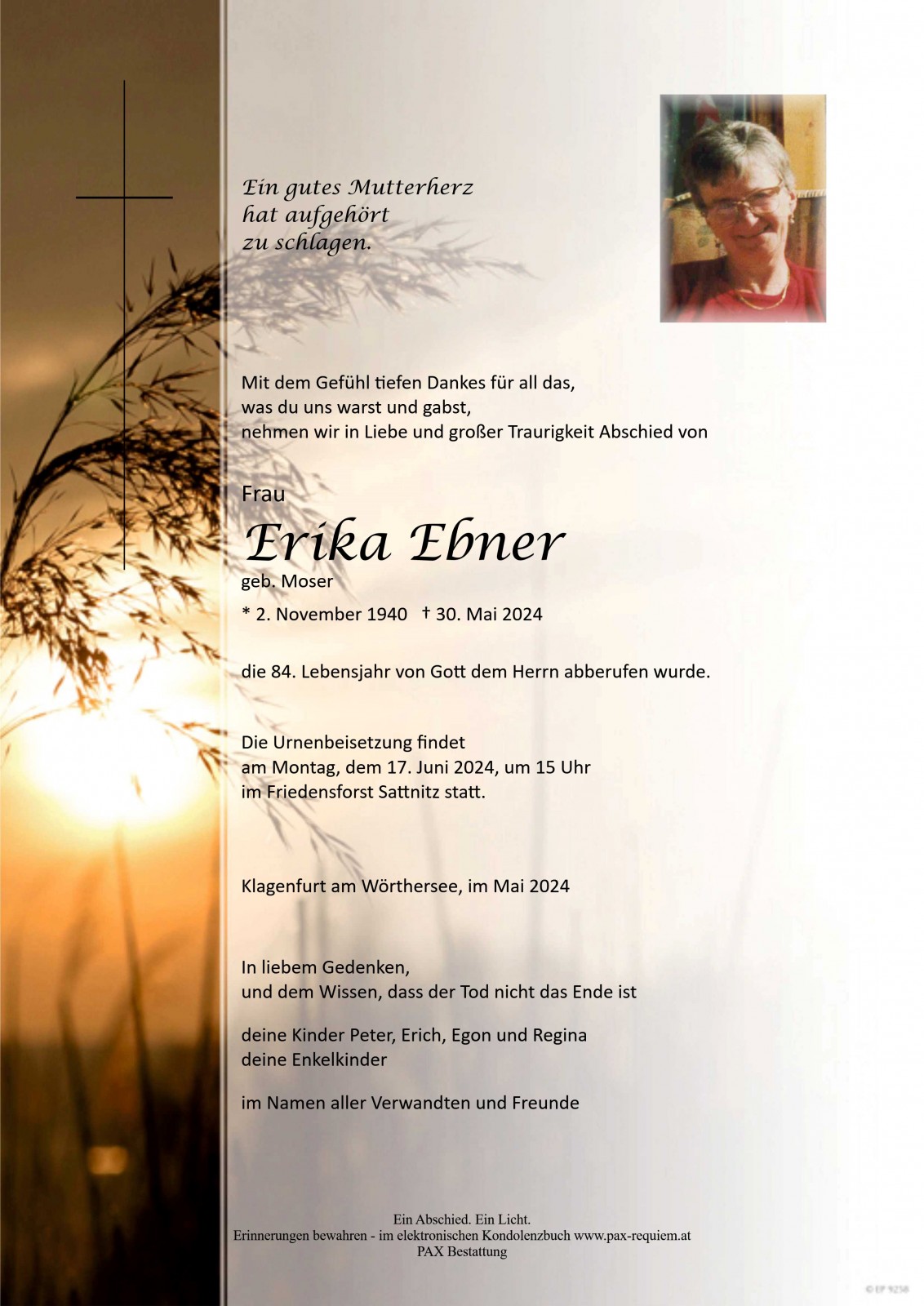 Parte Erika Ebner