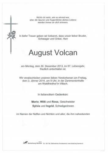 August Volcan