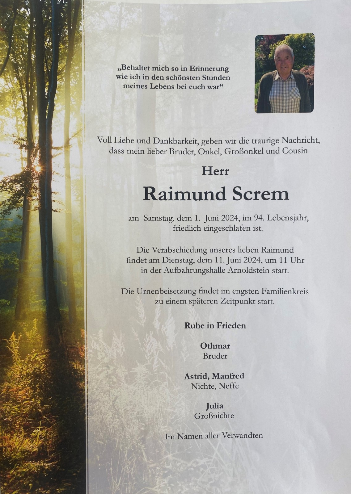 Parte Raimund Screm
