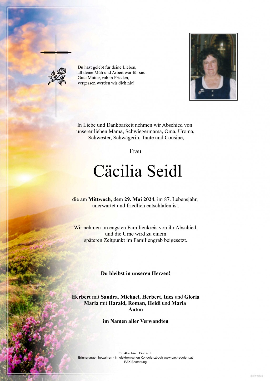 Parte Cäcilia Seidl