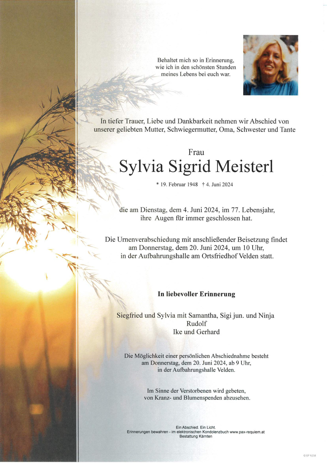 Parte Sylvia Sigrid Meisterl