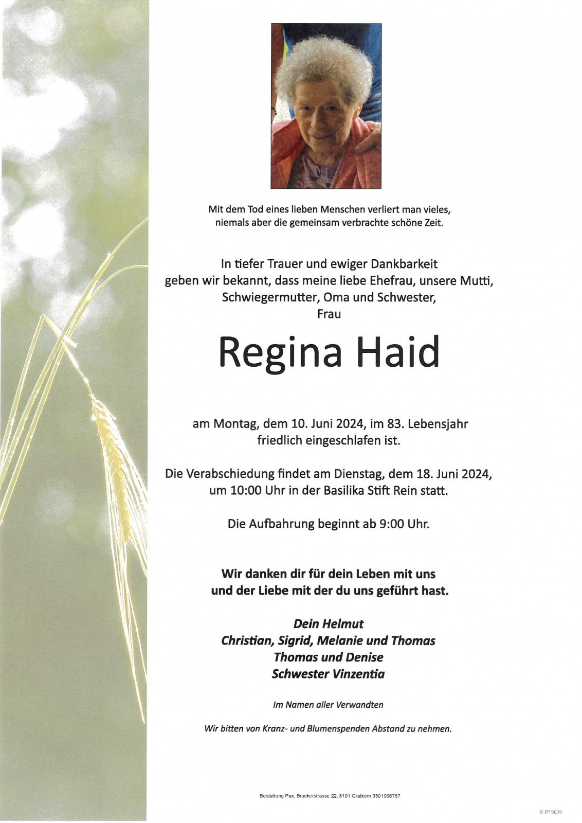 Parte Regina Haid