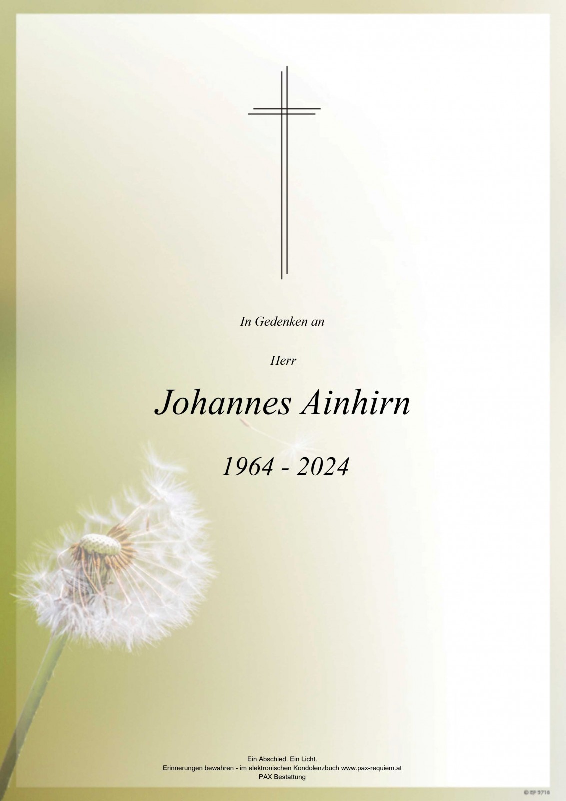 Parte Johannes Ainhirn