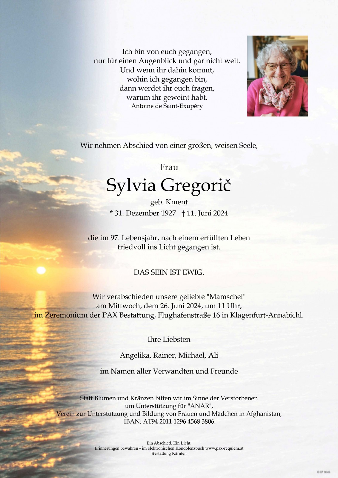Parte Sylvia Gregoric