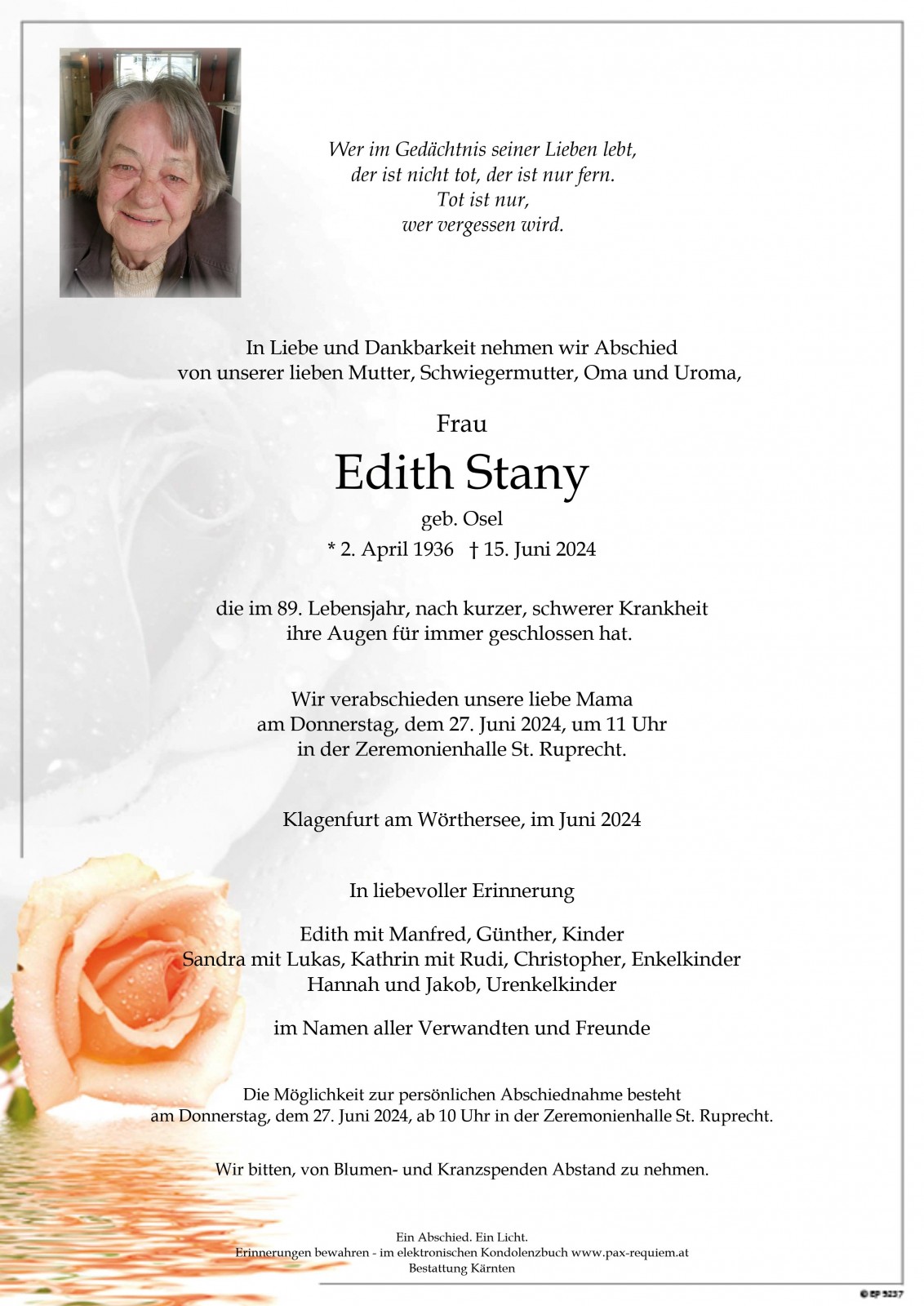 Parte Edith Stany