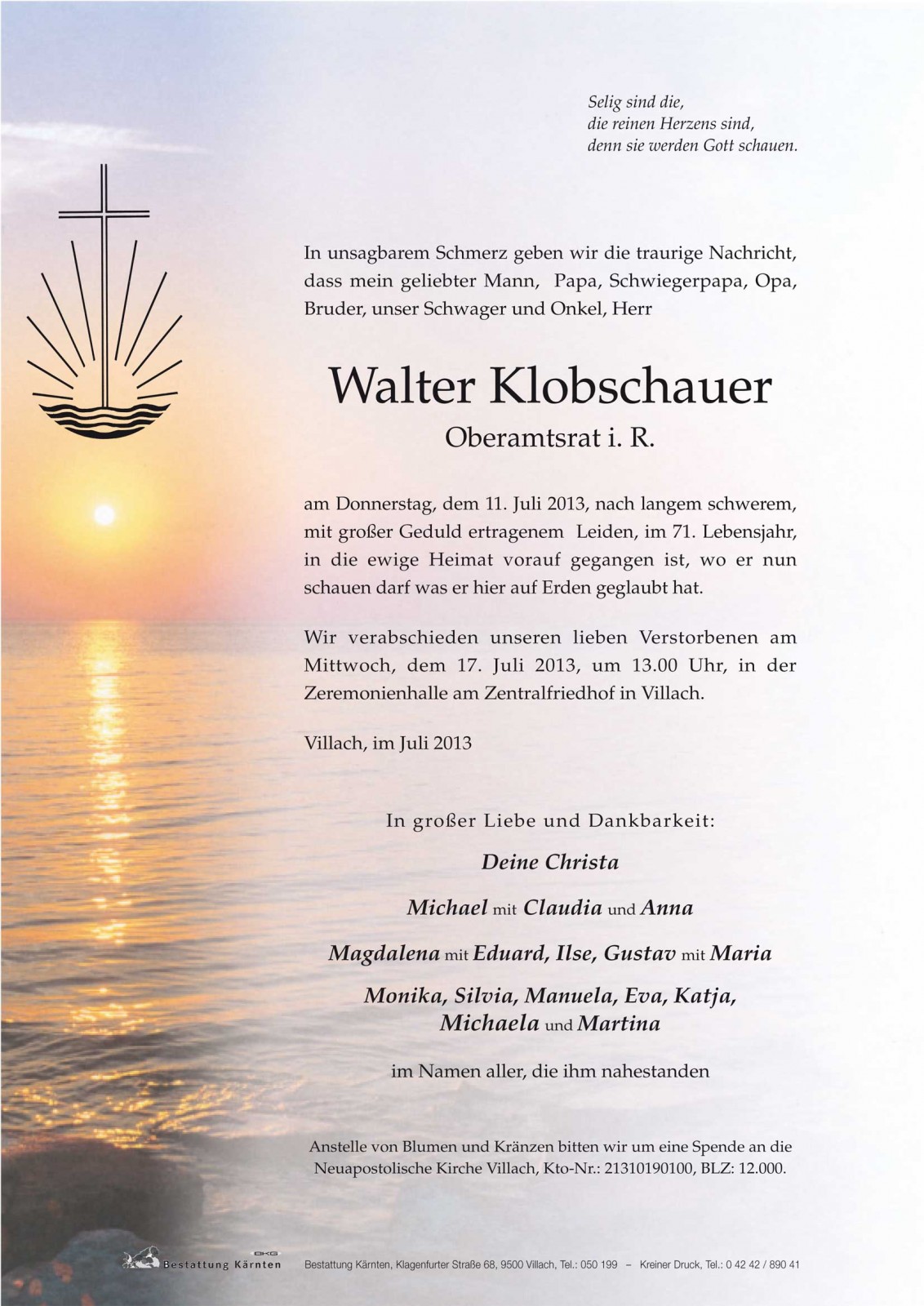 Parte Walter Klobschauer