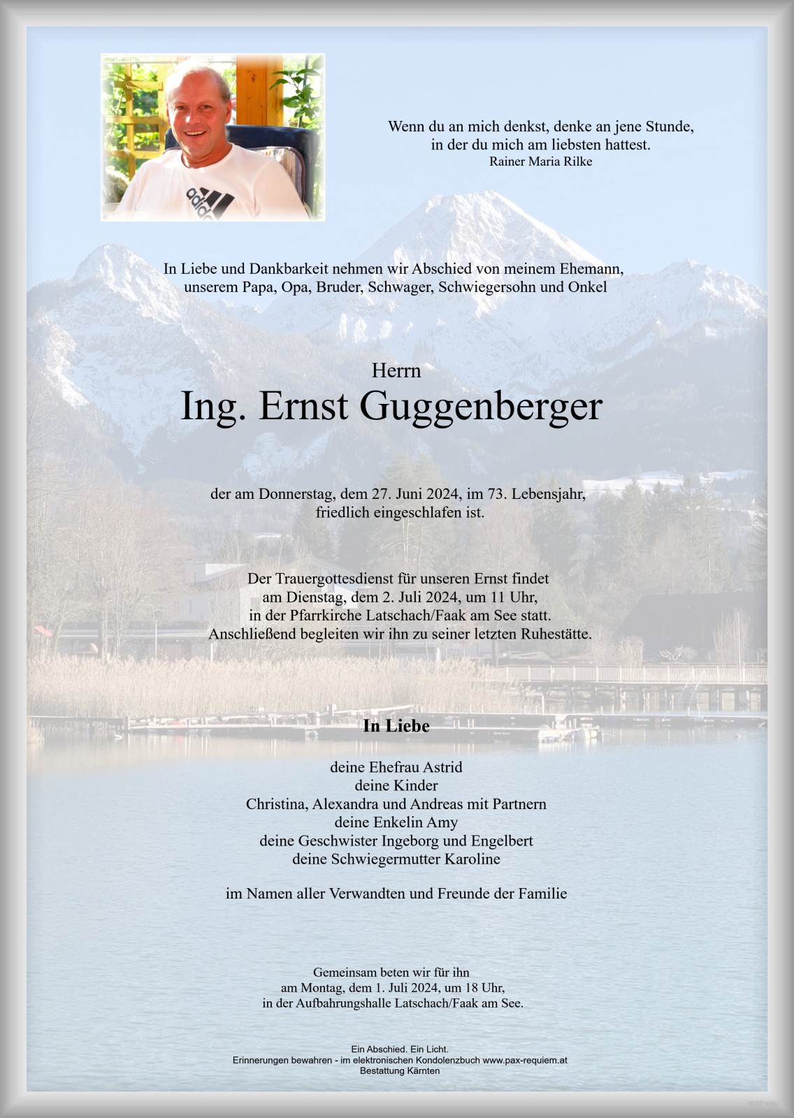 Parte Ing. Ernst Guggenberger