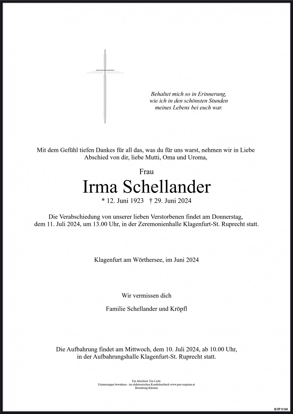 Parte Irma Schellander