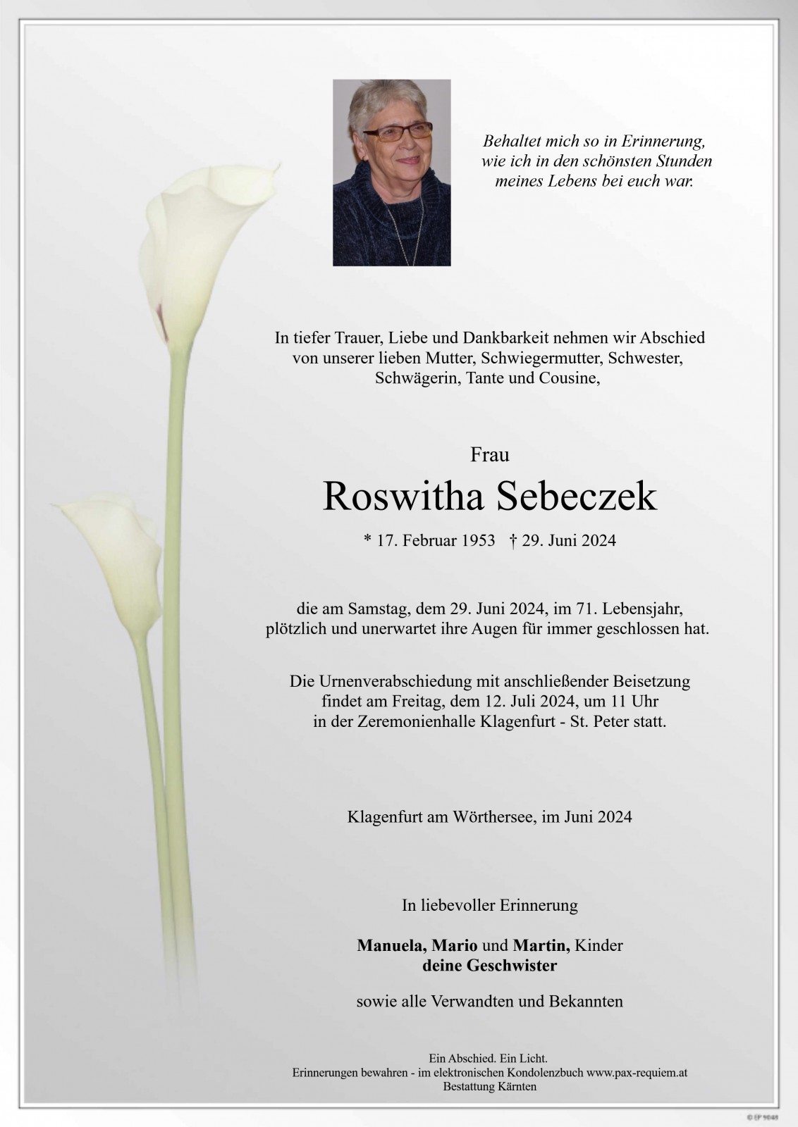 Parte Roswitha Sebeczek