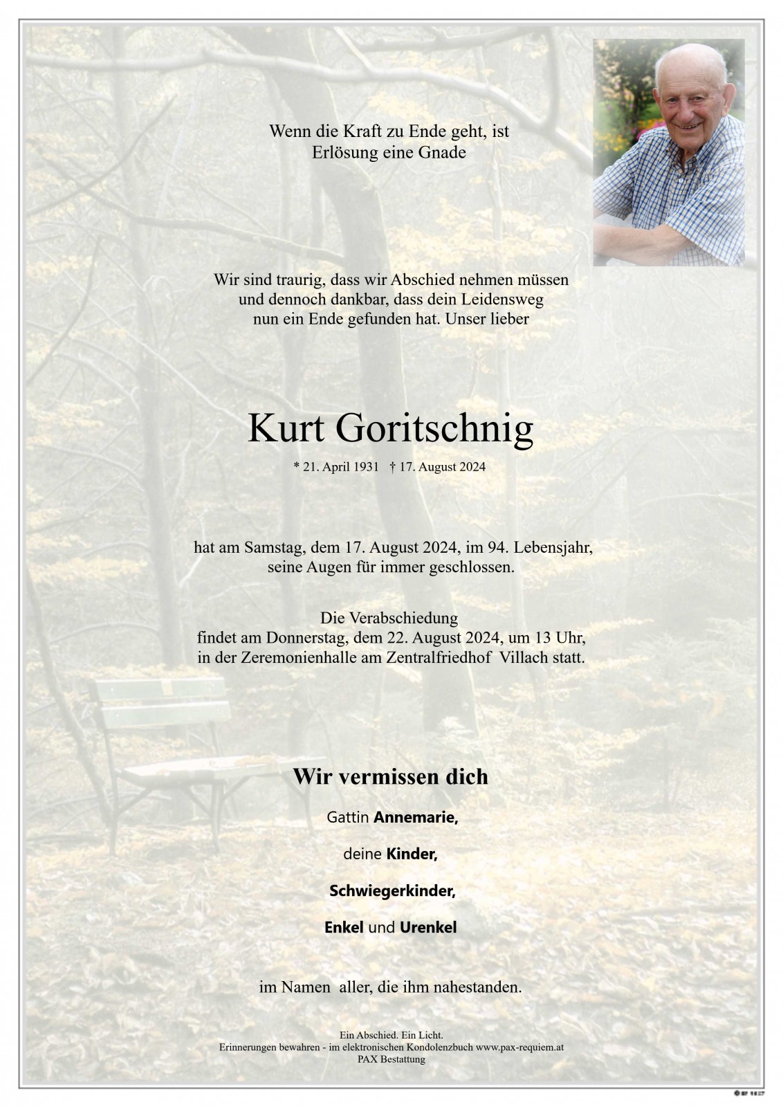 Parte Kurt Goritschnig