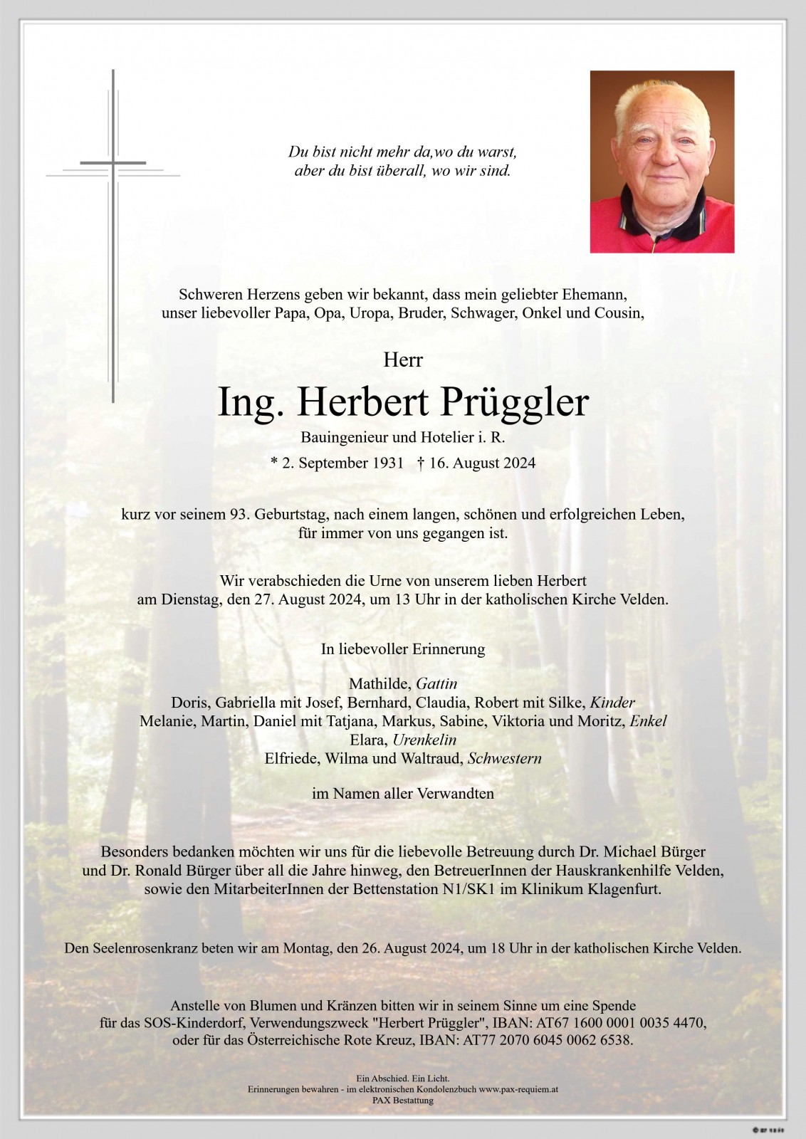 Parte Ing. Herbert Prüggler