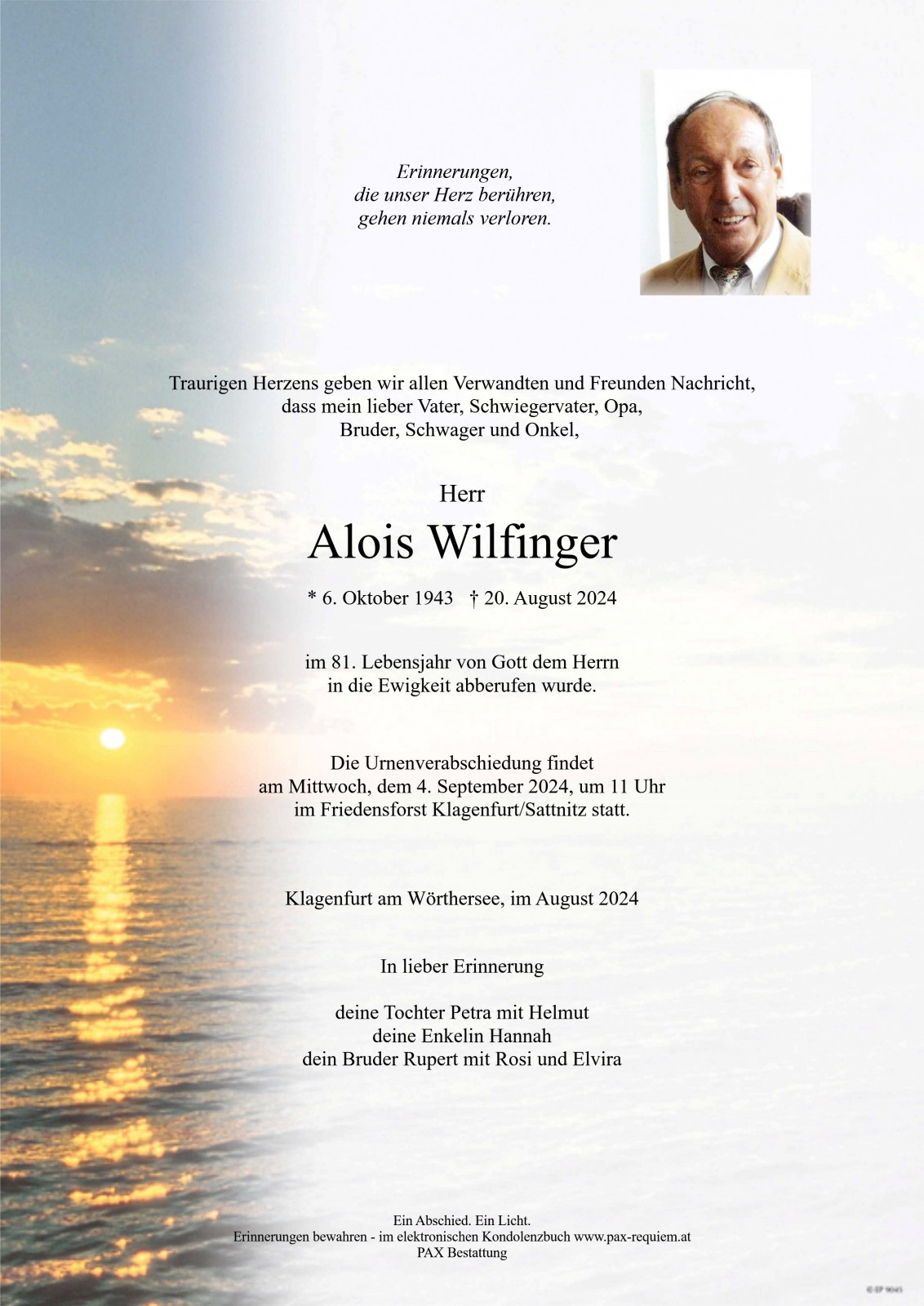 Parte Alois Wilfinger