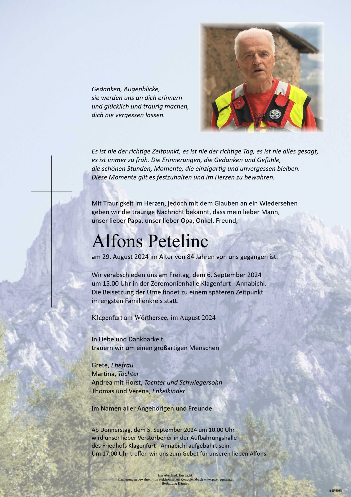 Parte von Alfons Petelinc