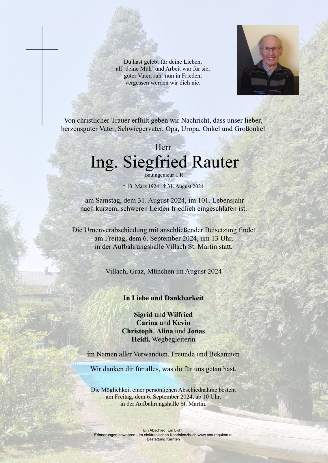 Parte Ing. Siegfried Rauter