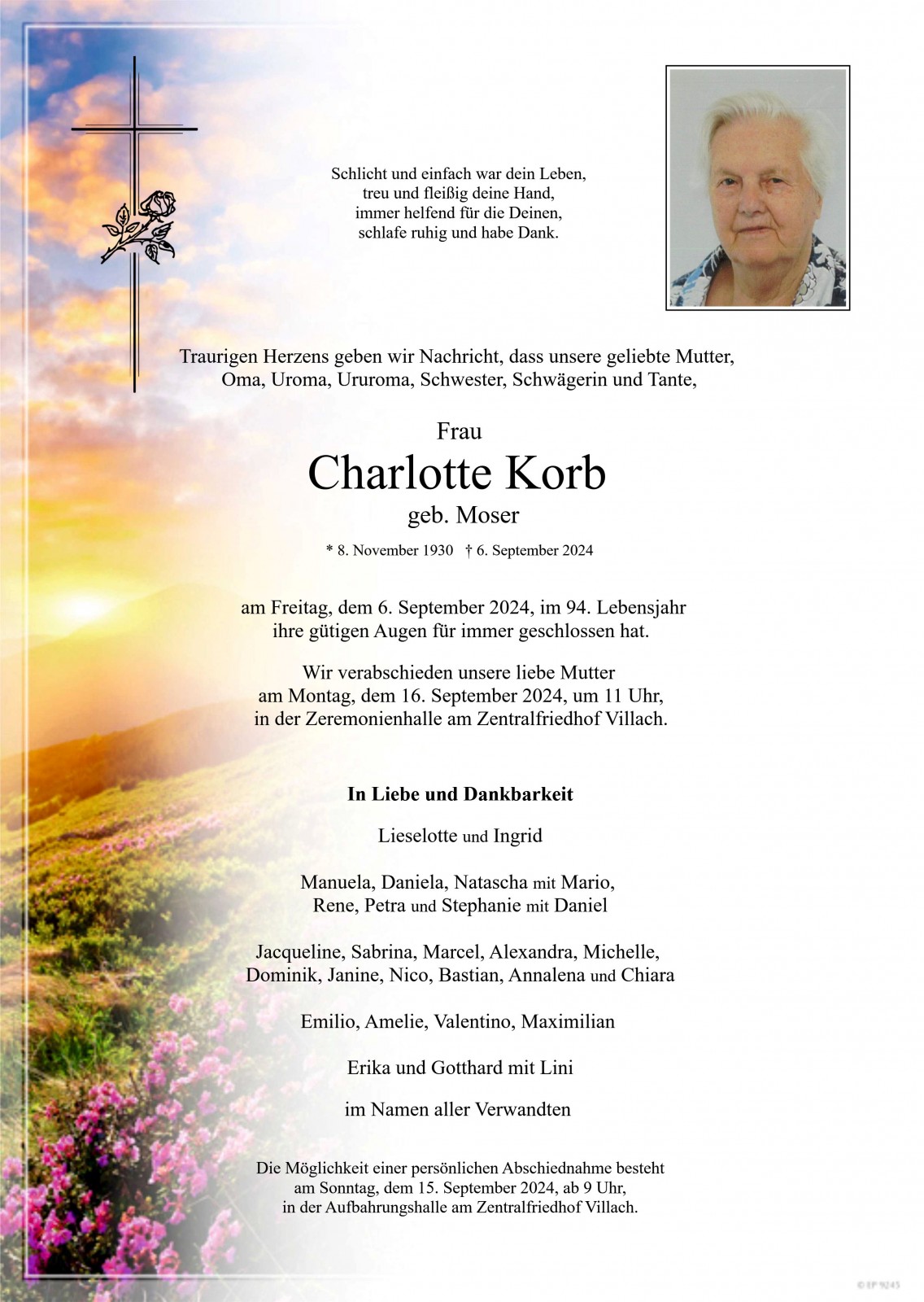 Parte Charlotte Korb