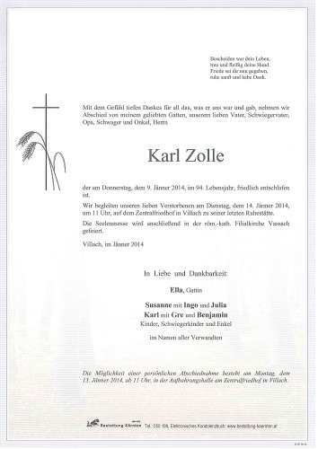 Karl Zolle