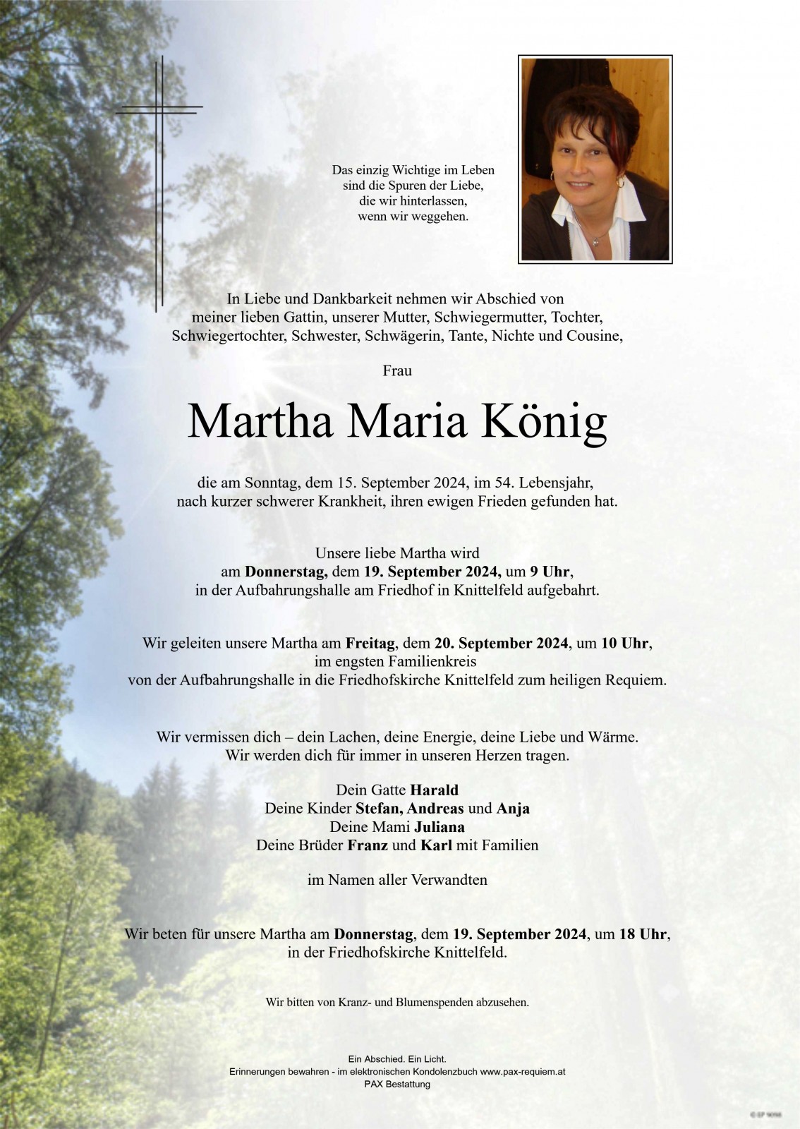 Parte Martha Maria König