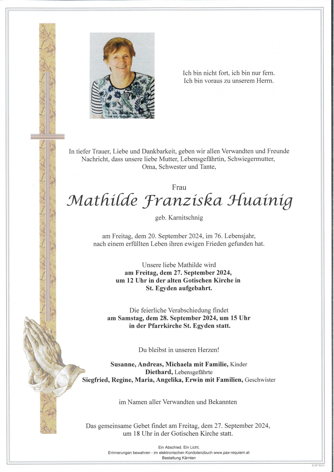 Parte Mathilde Franziska Huainig