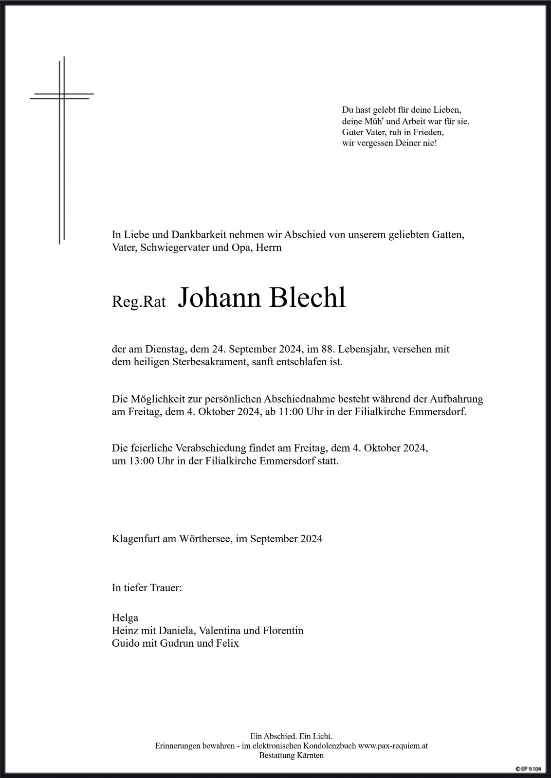 Parte Johann Blechl