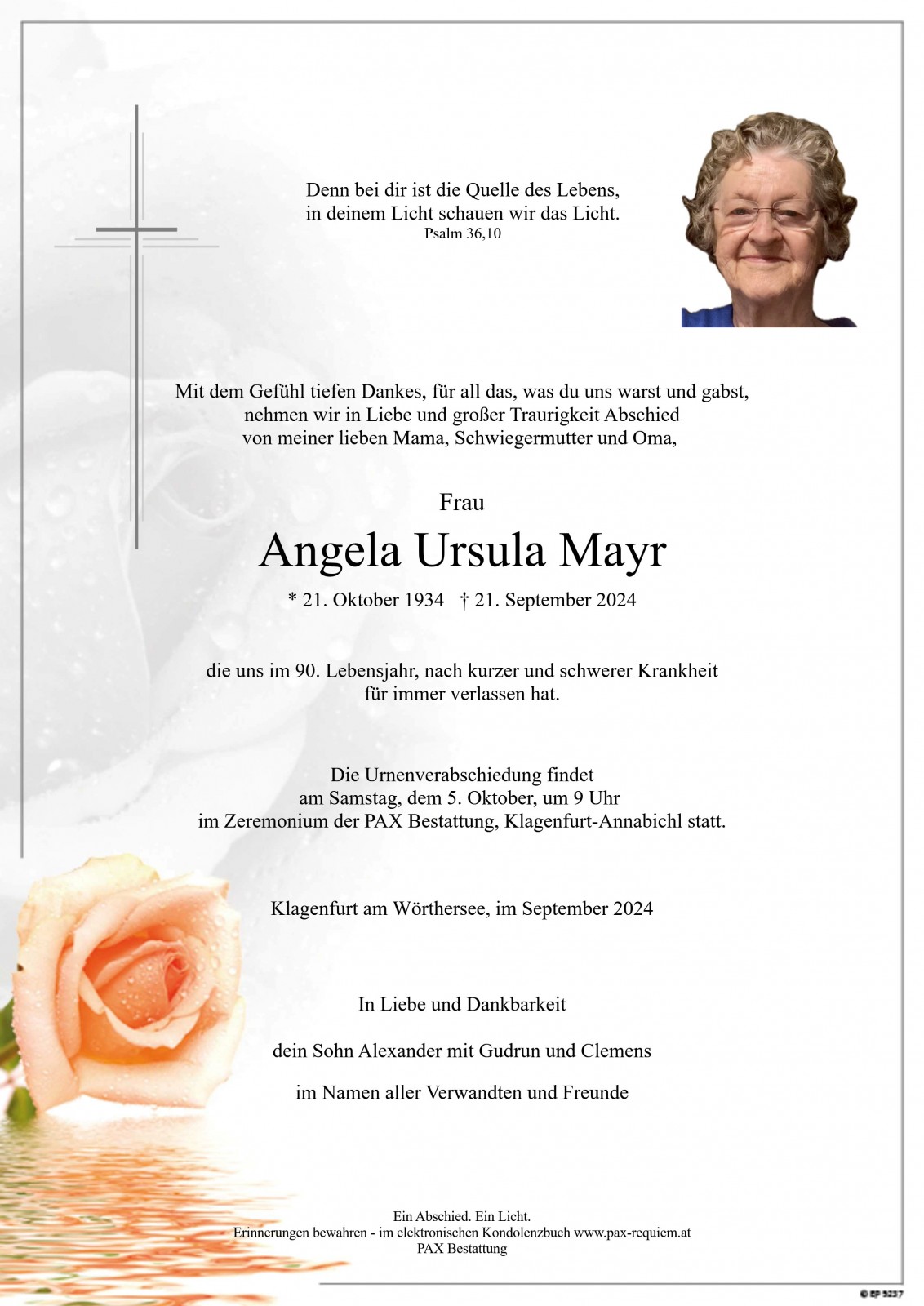 Parte Angela Ursula Mayr