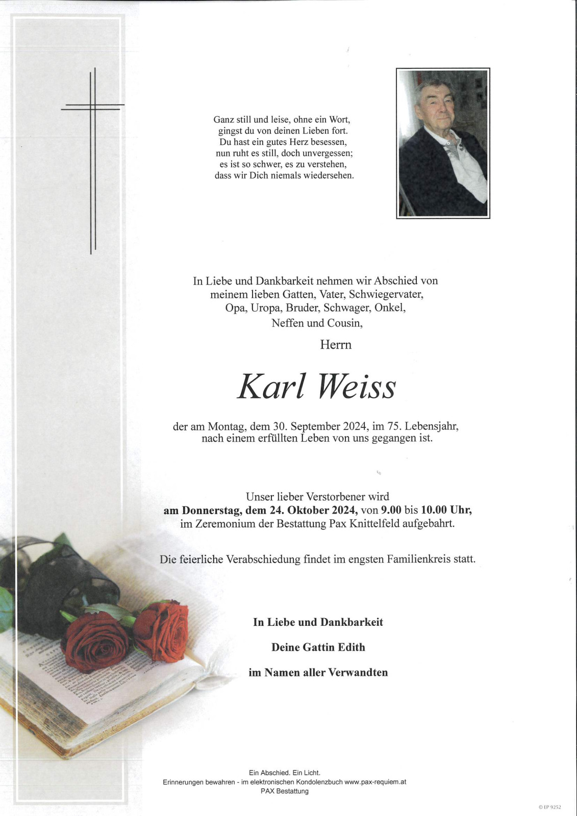 Parte Karl Weiss