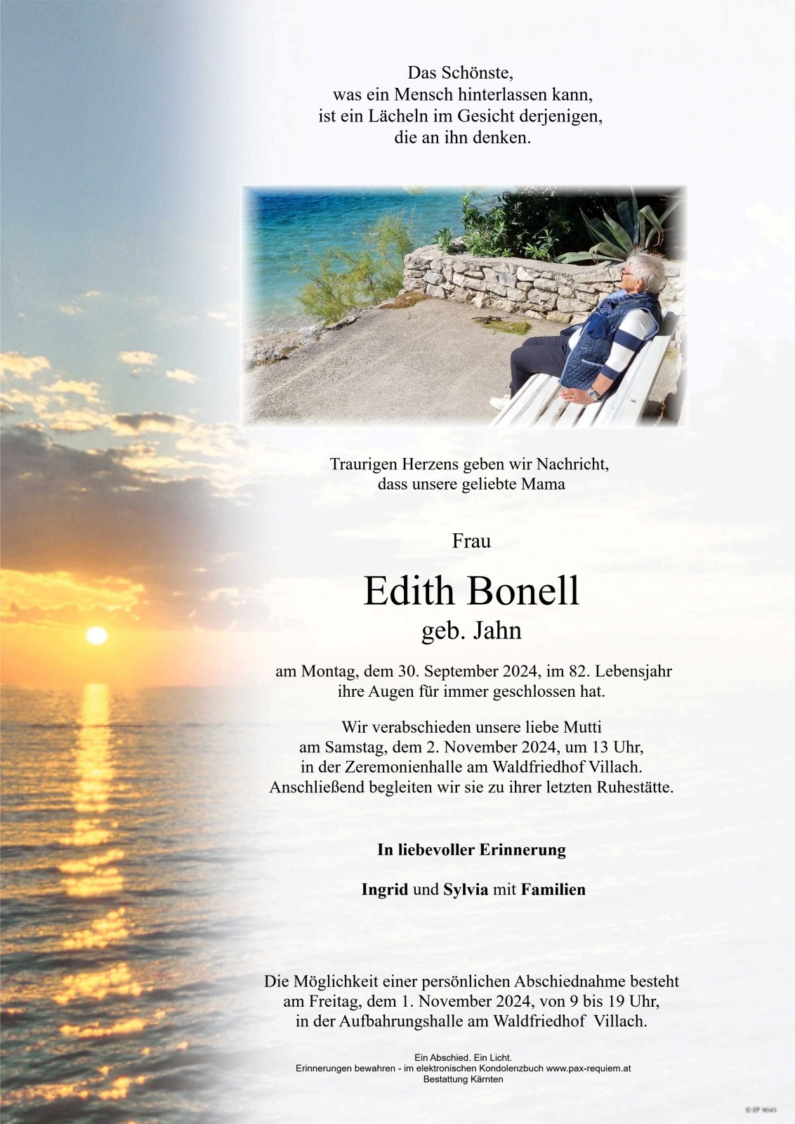 Parte Edith Bonell