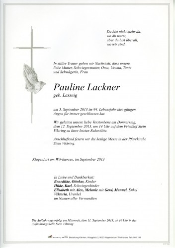 Pauline Lackner