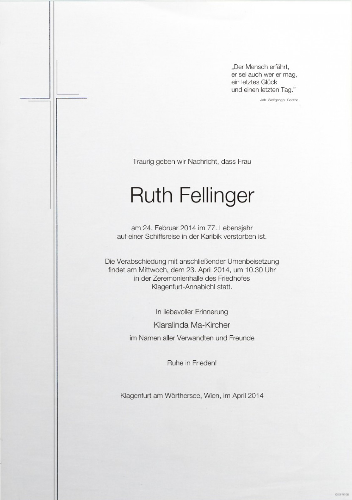 Parte Ruth Fellinger