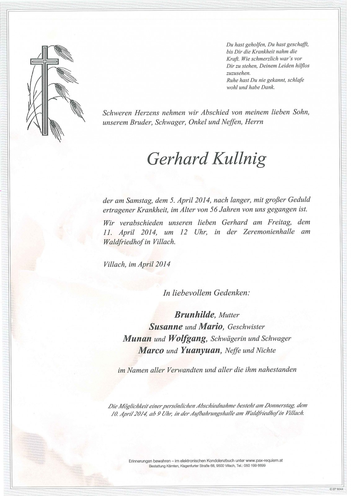 Parte von Gerhard Kullnig