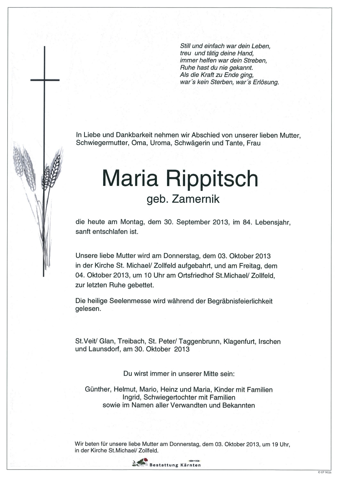 Parte Maria Rippitsch