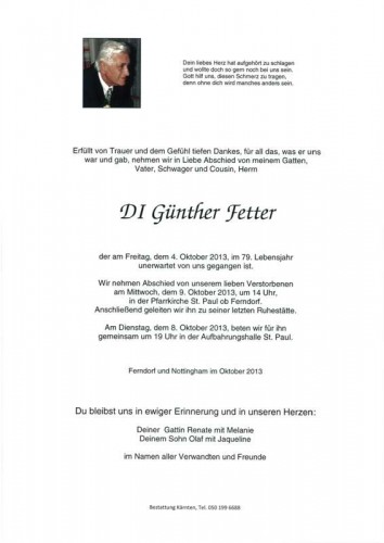 DI Günther Fetter