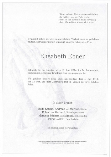 Elisabeth Ebner