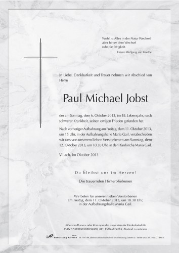 Paul Michael Jobst
