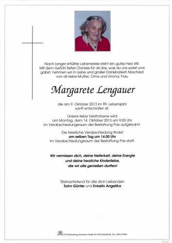 Margarete Lengauer