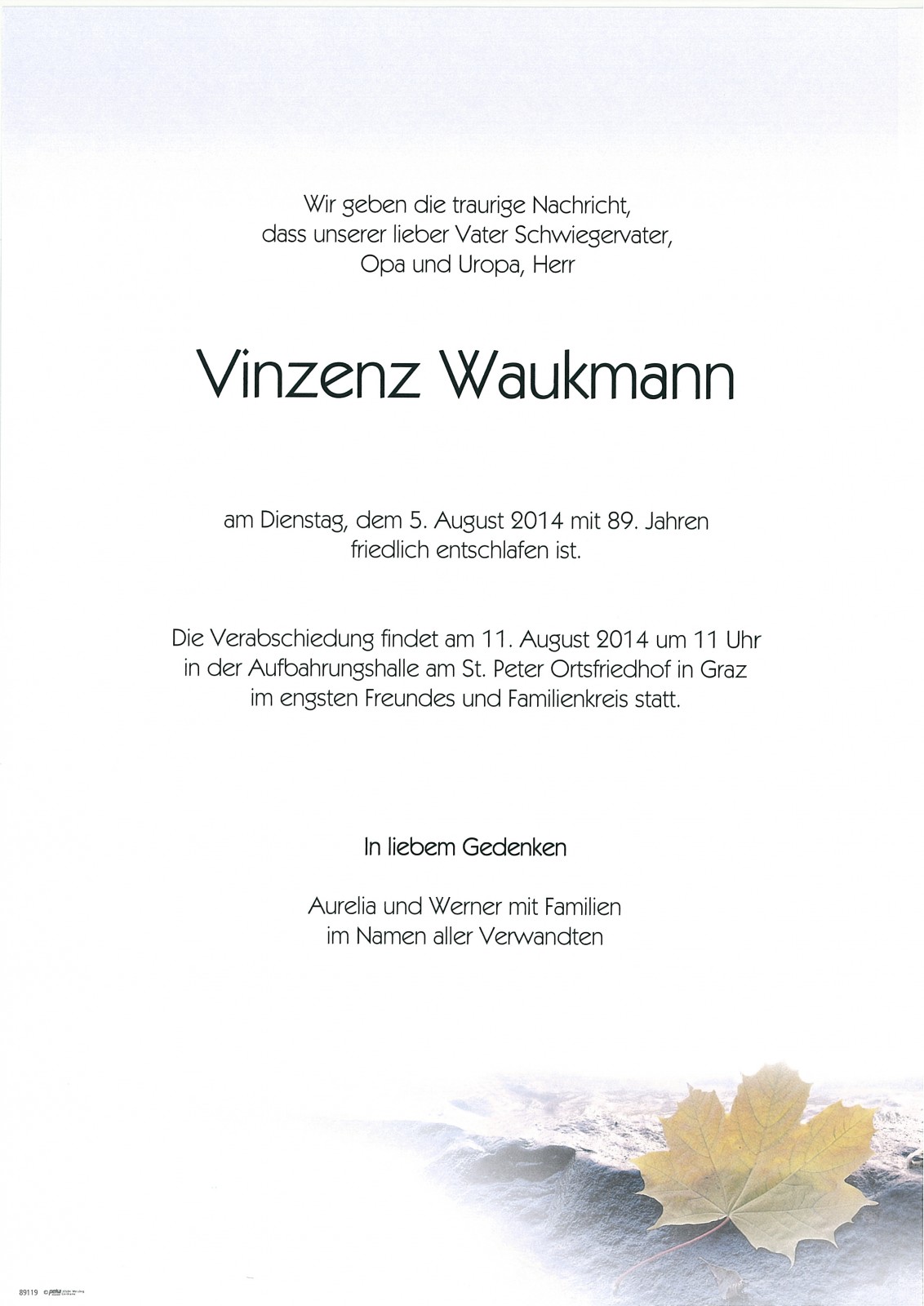 Parte Vinzenz Waukmann