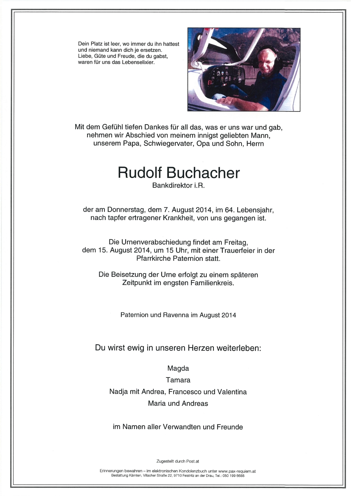 Parte Rudolf Buchacher