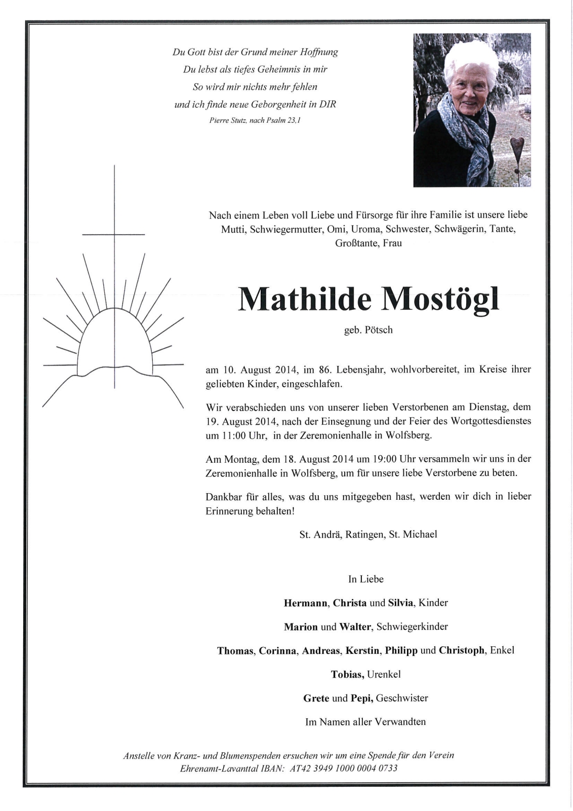 Parte Mathilde Maria Mostögl