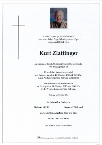 Kurt Zlattinger
